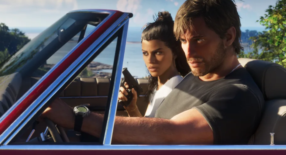 Lucía y Jason de Gta 6, en un coche